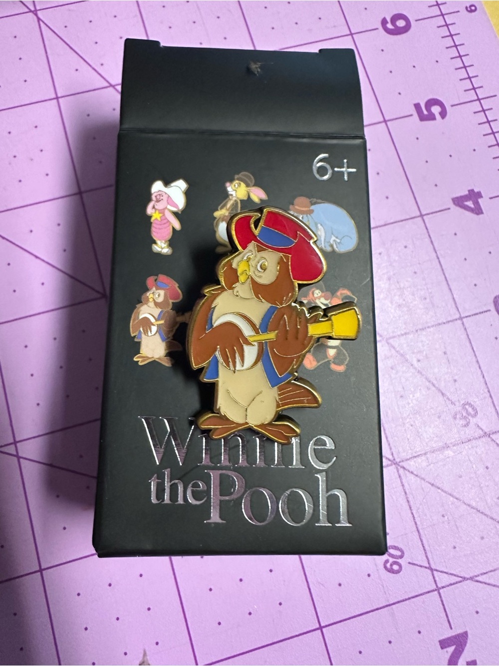 Loungefly Disney Winnie The Pooh Western Blind Box Enamel Pin packaging Owl